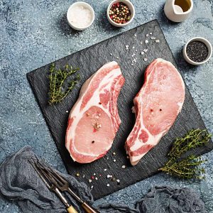 Côte filet de porc – 400g